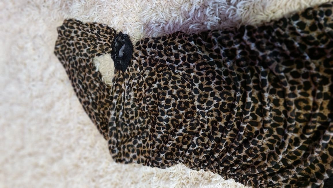 Плаття максі леопардове