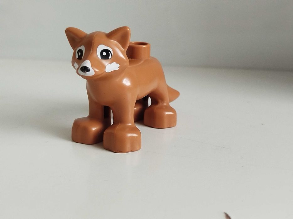 Lego Duplo zwierzęta - brązowy lis, lisek