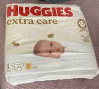 Підгузки Huggies, розмір 1, 84 штуки та Helen Harper розмір 1, 6 пачок