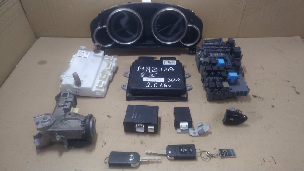 / Mazda 6 II GH zestaw startowy stacyjka kluczyk komputer licznik 2.0