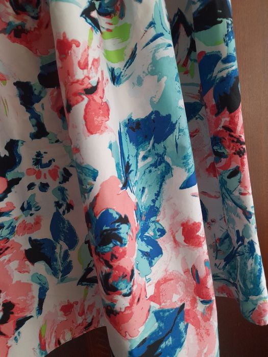 Юбка миди H&M с модным цветочным принтом