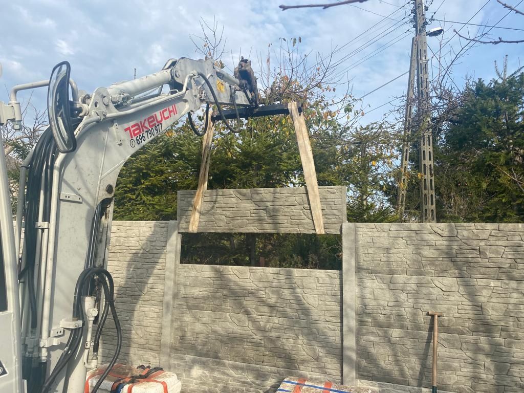 Usługi koparką i koparko-ładowarką , wykopy fundamenty