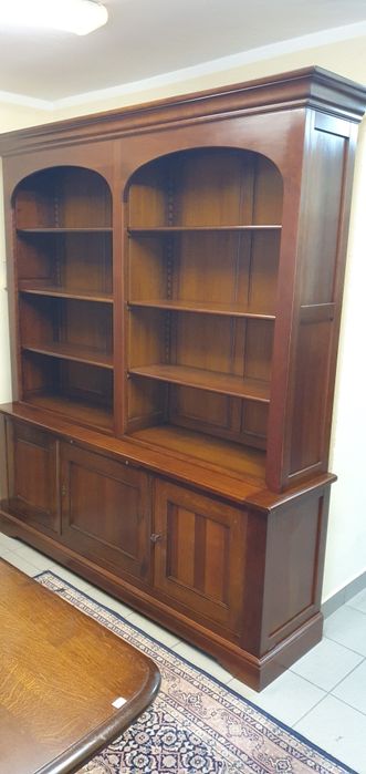 Duża drewniana  biblioteka j firmy GRANGE