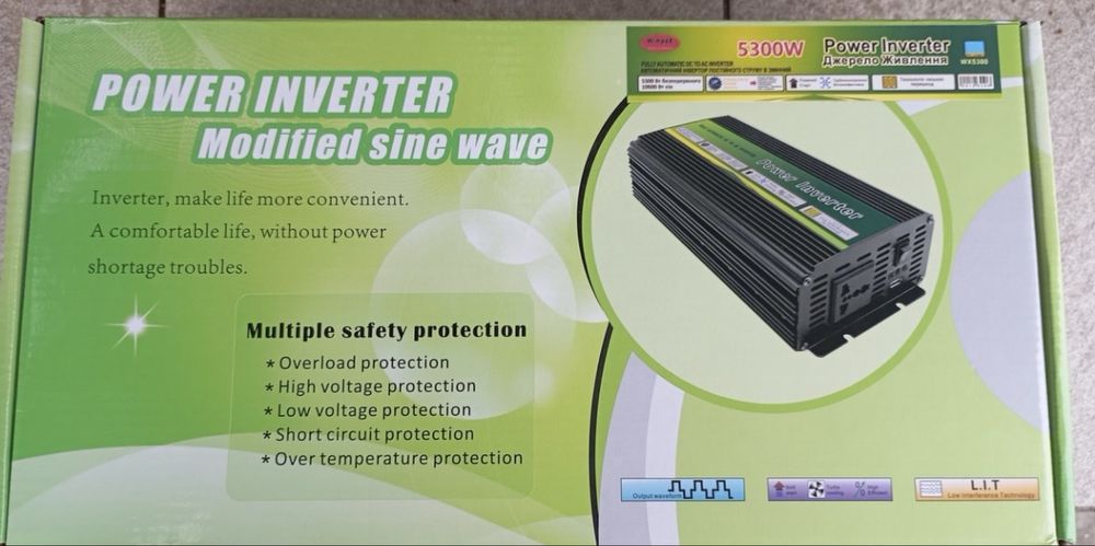 Перетворювач напруги інвертор Power Inverter WX5300 24V Wimpex