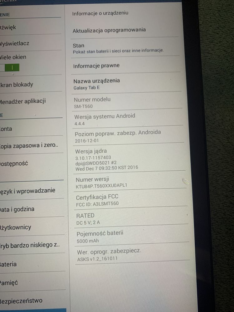 Samsung Galaxy Tab E