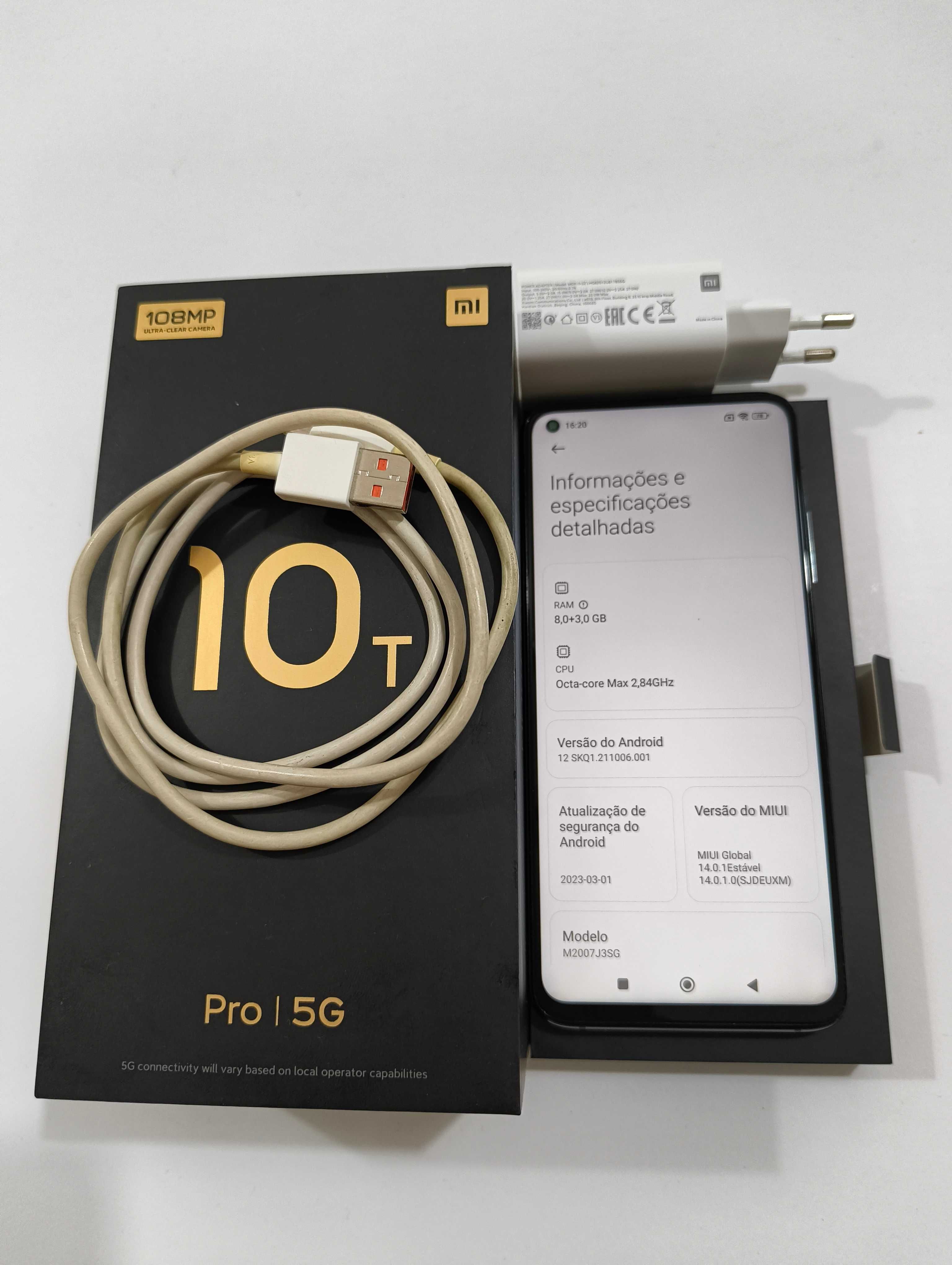 Xiaomi Mi 10T PRO 5G, 8GB RAM, 128GB ROM, Android 12, óptimo estado