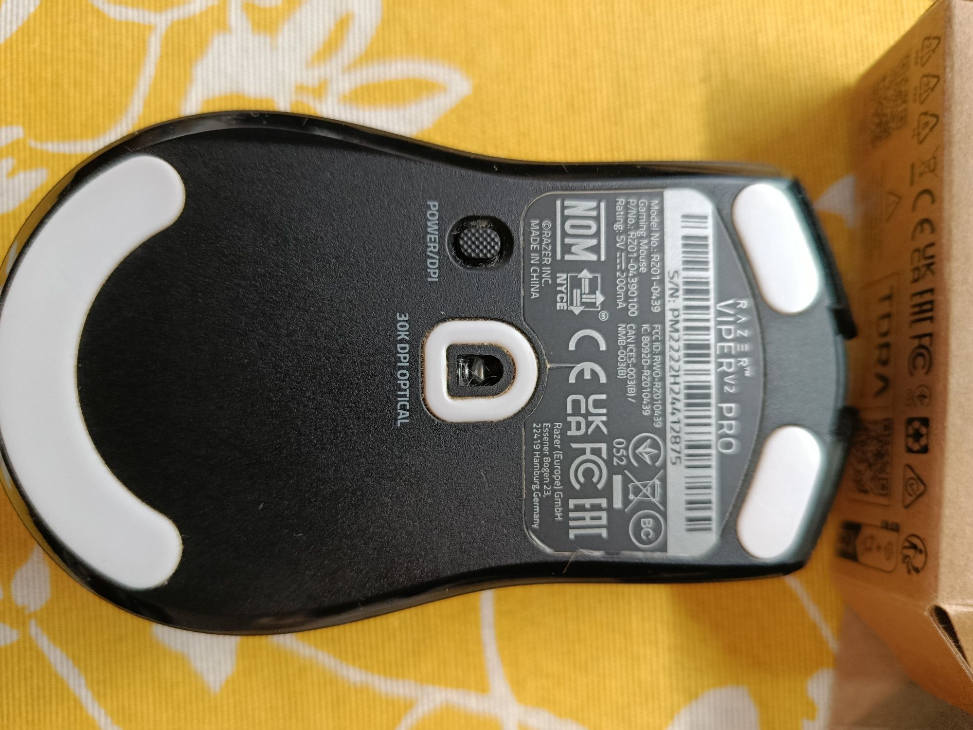 Rato RAZER Viper V2 Pro + Razer HyperPolling Wireless Dongle