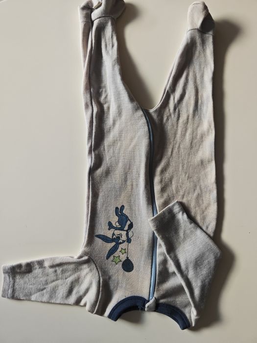 Name it 56 wełniany pajacyk piżamka 100% wool