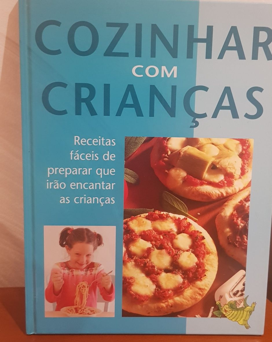 Livro de culinária cozinhar com as crianças NOVO