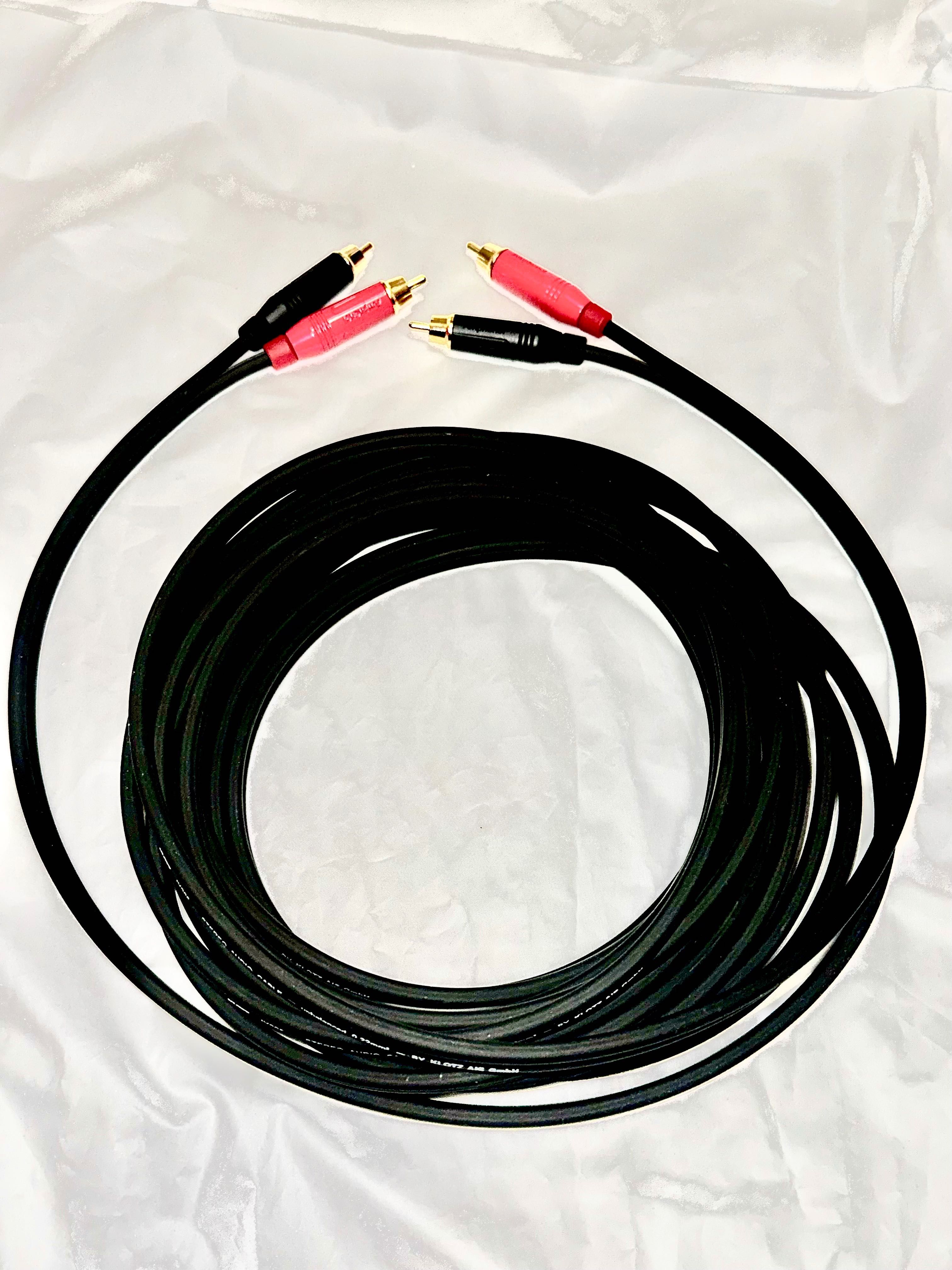 Kabel RCA Klotz 6 metr x2