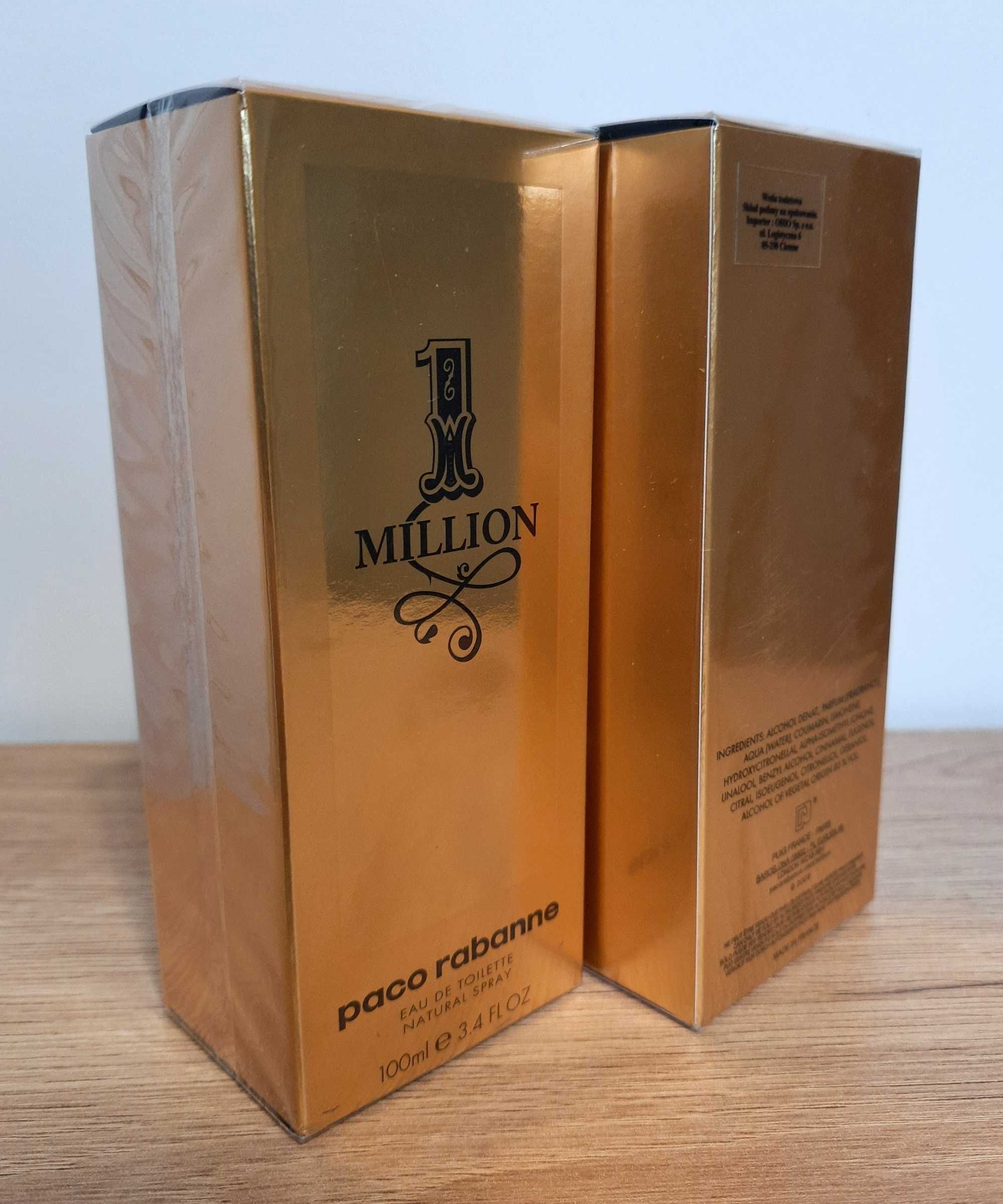NOWE, ORYGINALNE Paco Rabanne 1 Million 100 ml woda toaletowa, perfumy