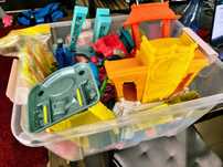 Ogromny zestaw Play-Doh mechaniczne elementy