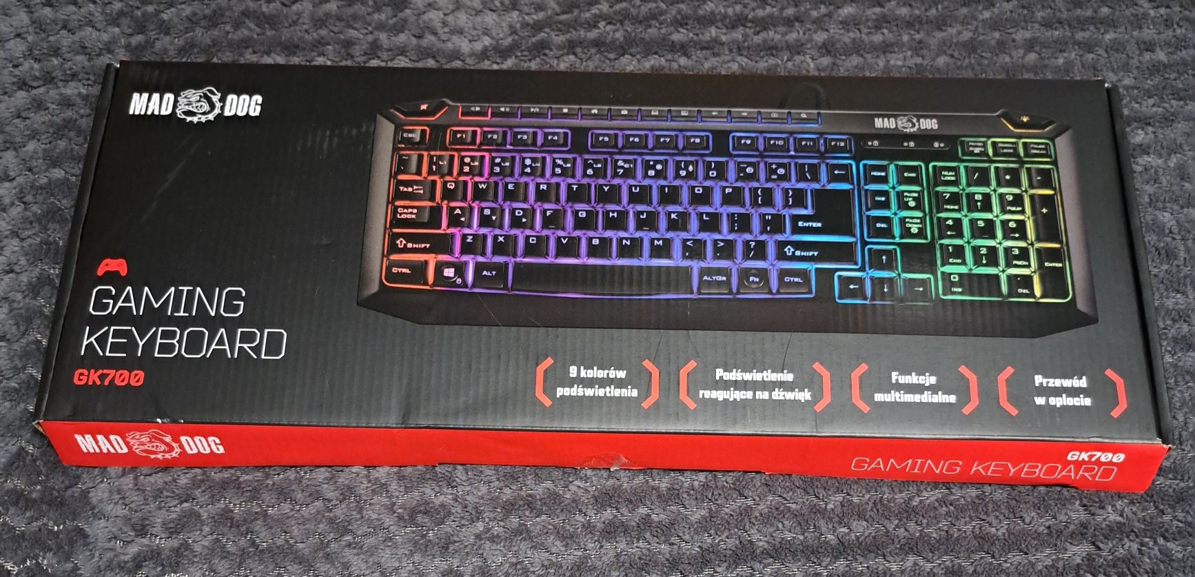 Klawiatura Gamingowa Mad Dog GK700