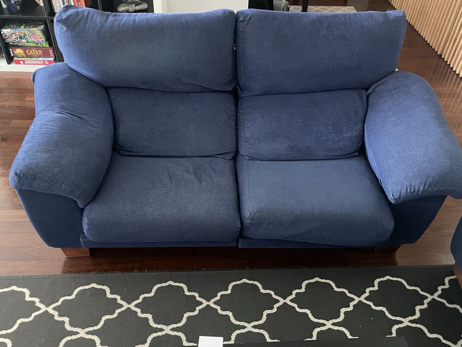 Conjunto de sofás reclináveis e extensíveis