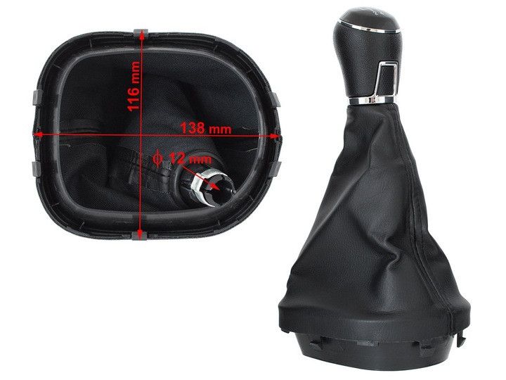 Ручка КПП + чохол Volkswagen Caddy 2004-2010 5 ступка