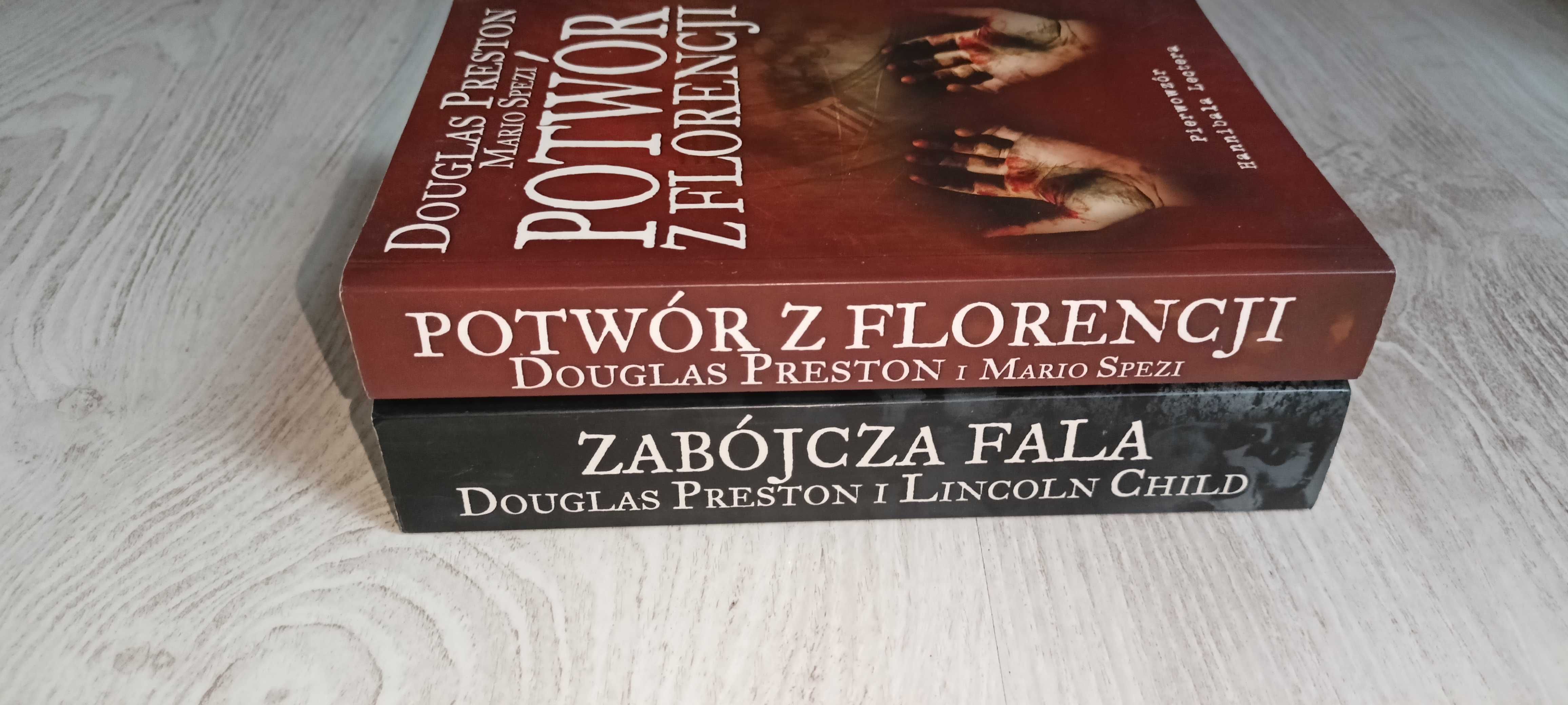 Douglas Preston Lincoln Child Potwór z Florencji Spezi + Zabójcza fala