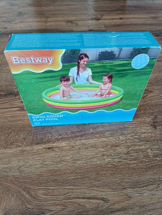 Basen trójkołowy brodzik ogrodowy dla dzieci 152x 30cm