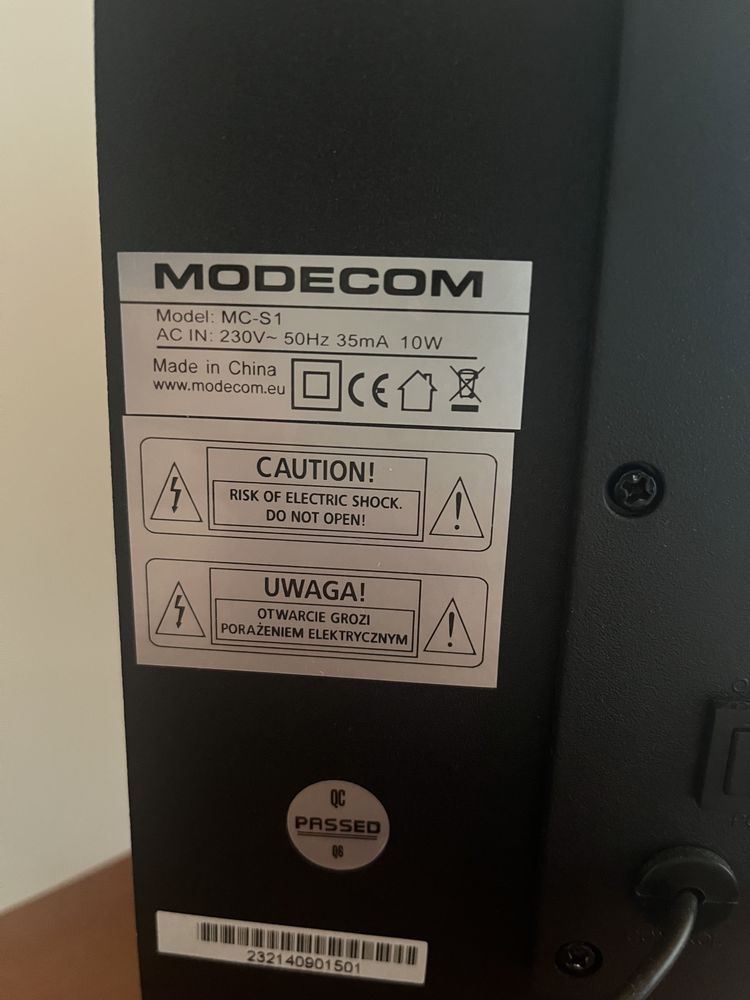 Głośniki komputerowe modecom MC-S1