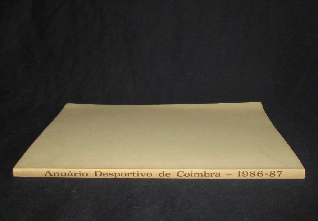 Livro Anuário Desportivo 1986-87 Câmara Municipal de Coimbra