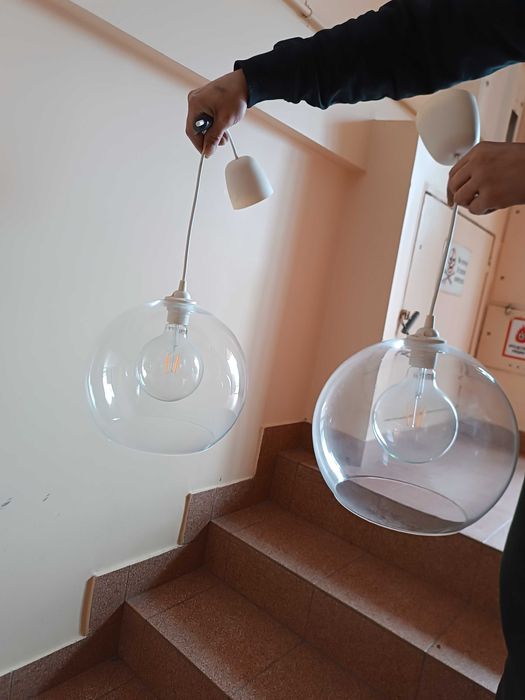 Żyrandole okrągłe kule