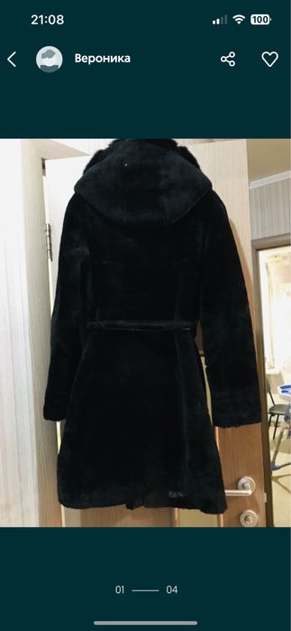 Шуба мутон и жилетка норковая