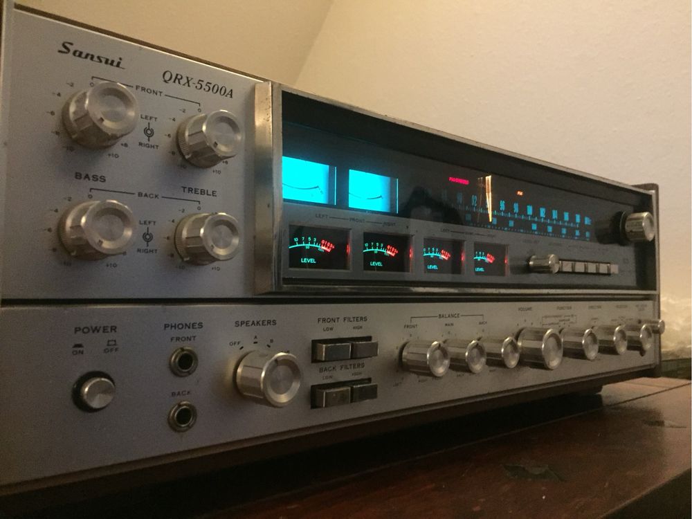 Sansui QRX 5500 amplituner I właściciel.