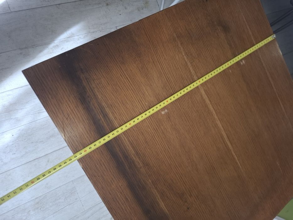 Stolik dębowy kawowy rustykalny vintage stół szafka