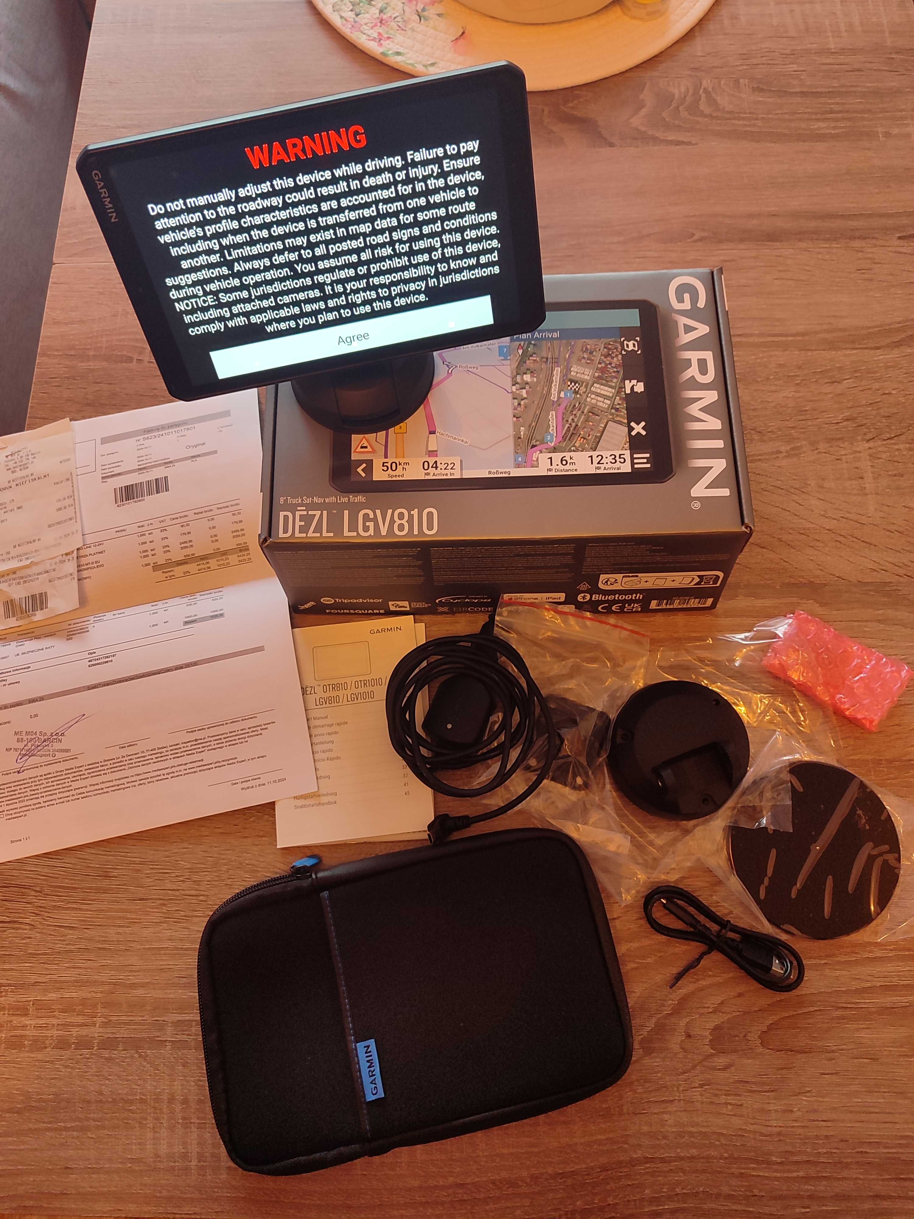 GARMIN DEZL LGV810 - gwarancja długo, doposażona