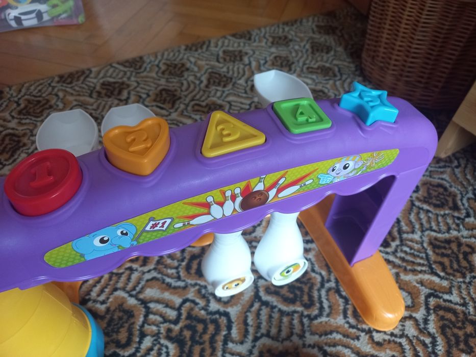 Centrum Sportowe Little Tikes bramka koszykówka kręgle