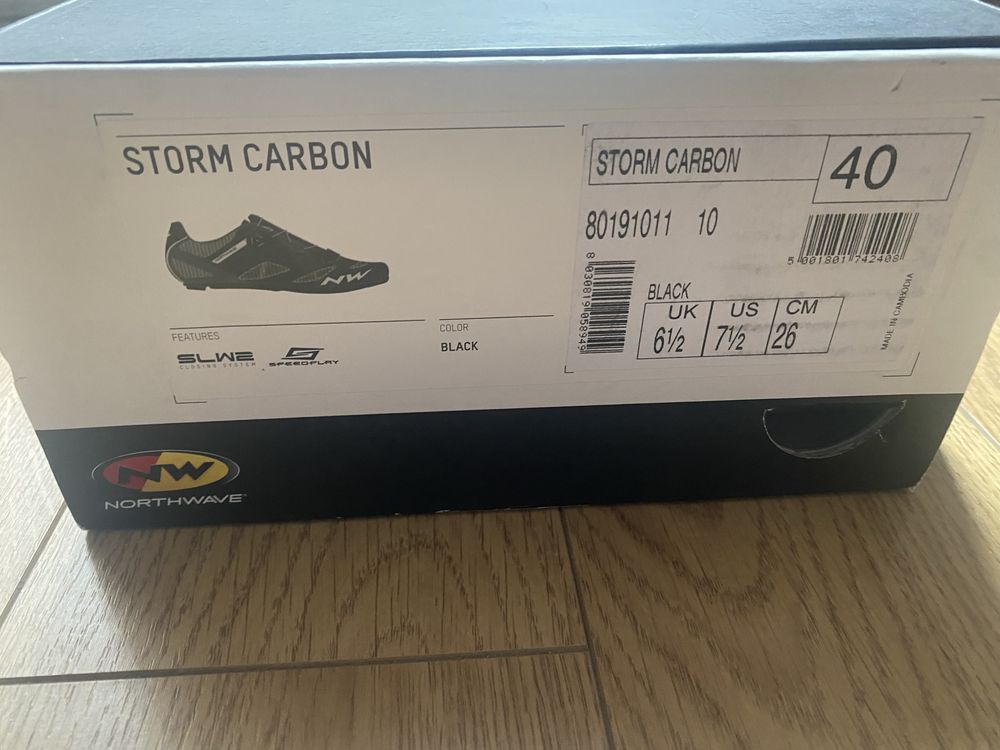 Sapatos ciclismo Northwave Storm Carbon 40