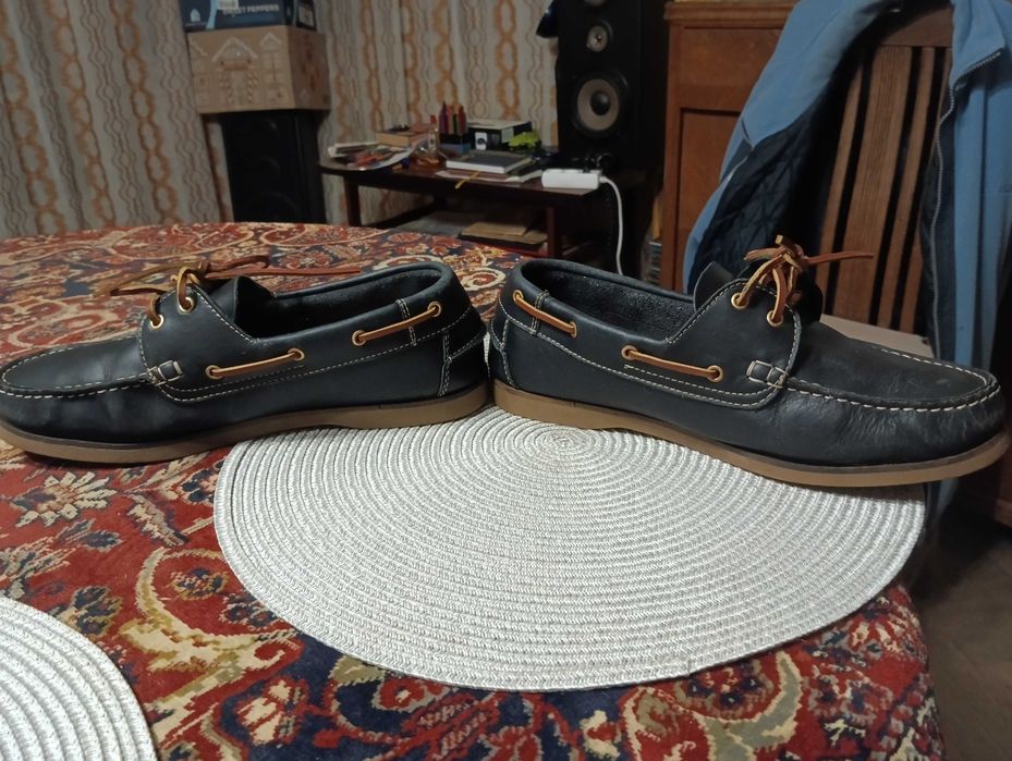 топсайдеры мокасины натур кожа BOCAGE 43р-43.5= 28см ФРАНЦИЯ