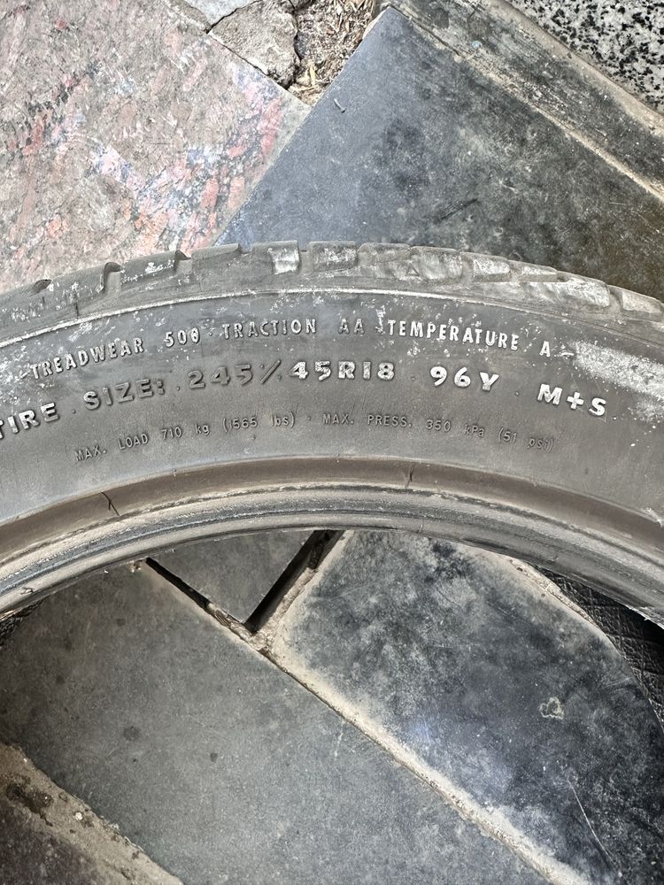 Резина Dunlop Conquest Sport 245/45 R18