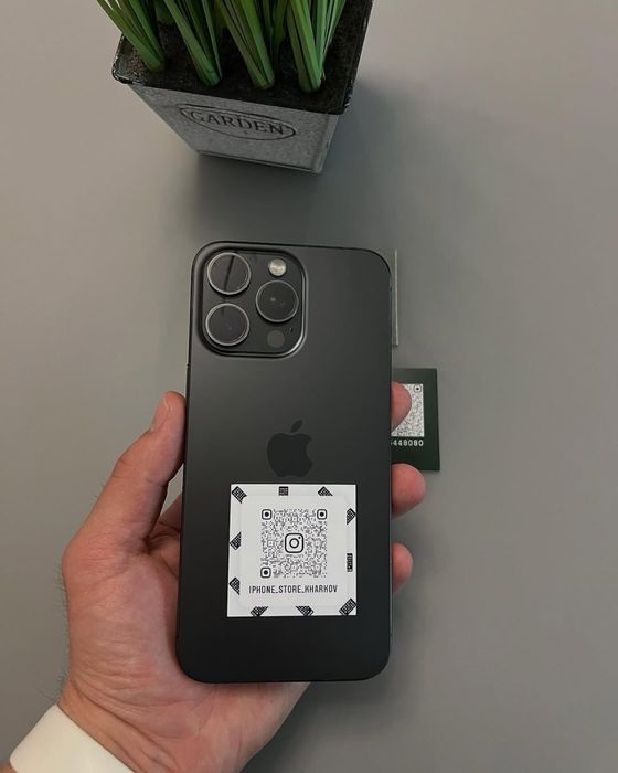 iPhone 15 Pro Max,512GB,Black!Neverlock!Гарантия!Магазин!