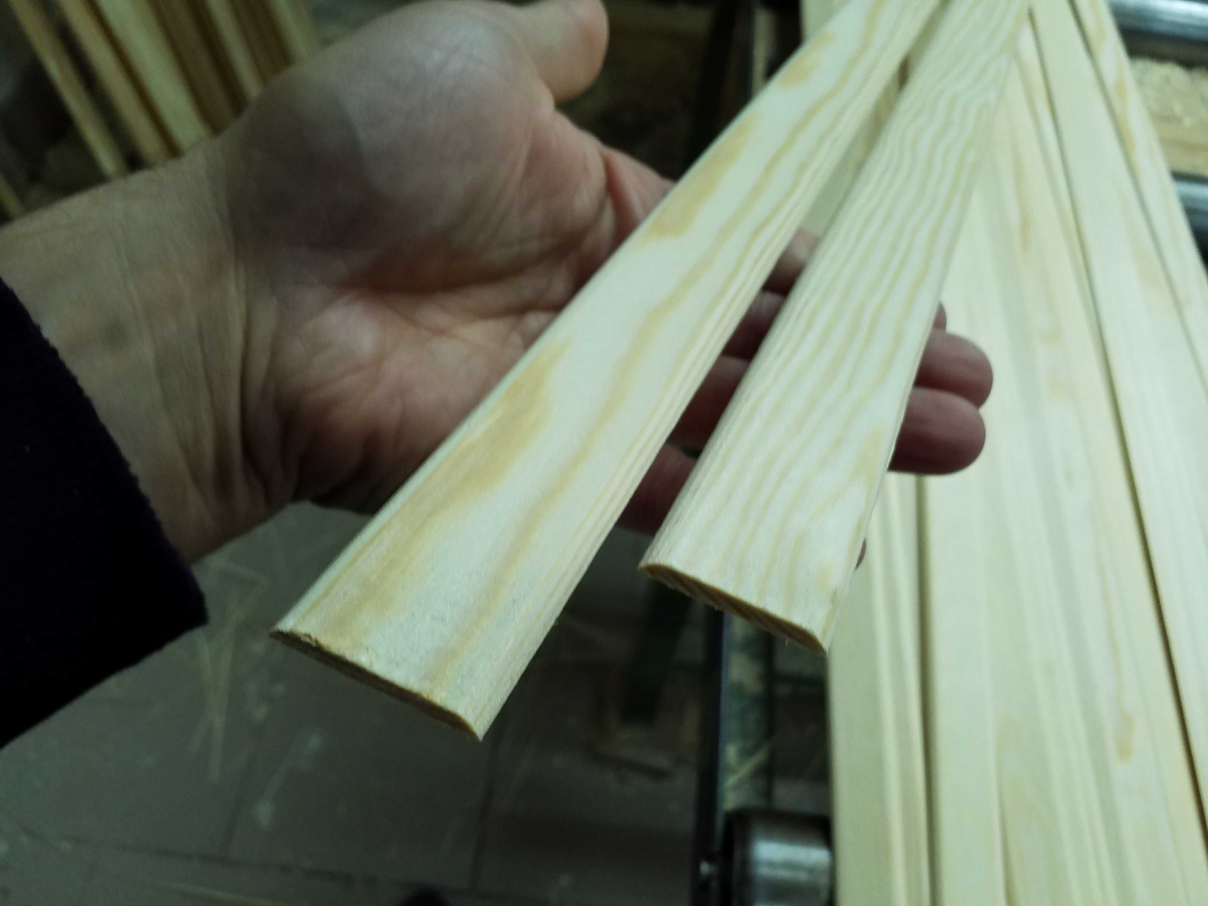 Listwa maskująca 5x30 mm drewniana opaska wykończeniowa
