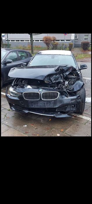 BMW Seria 3 BMW 3 2015 r., skóra, manual - uszkodzony