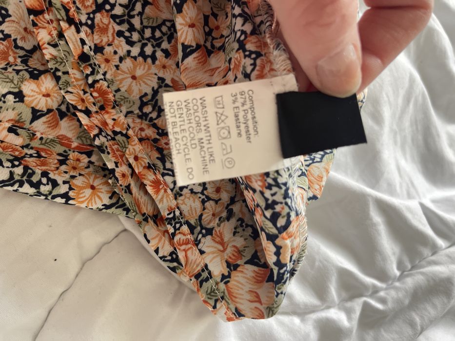 Długa damska sukienka w kwiaty S/M