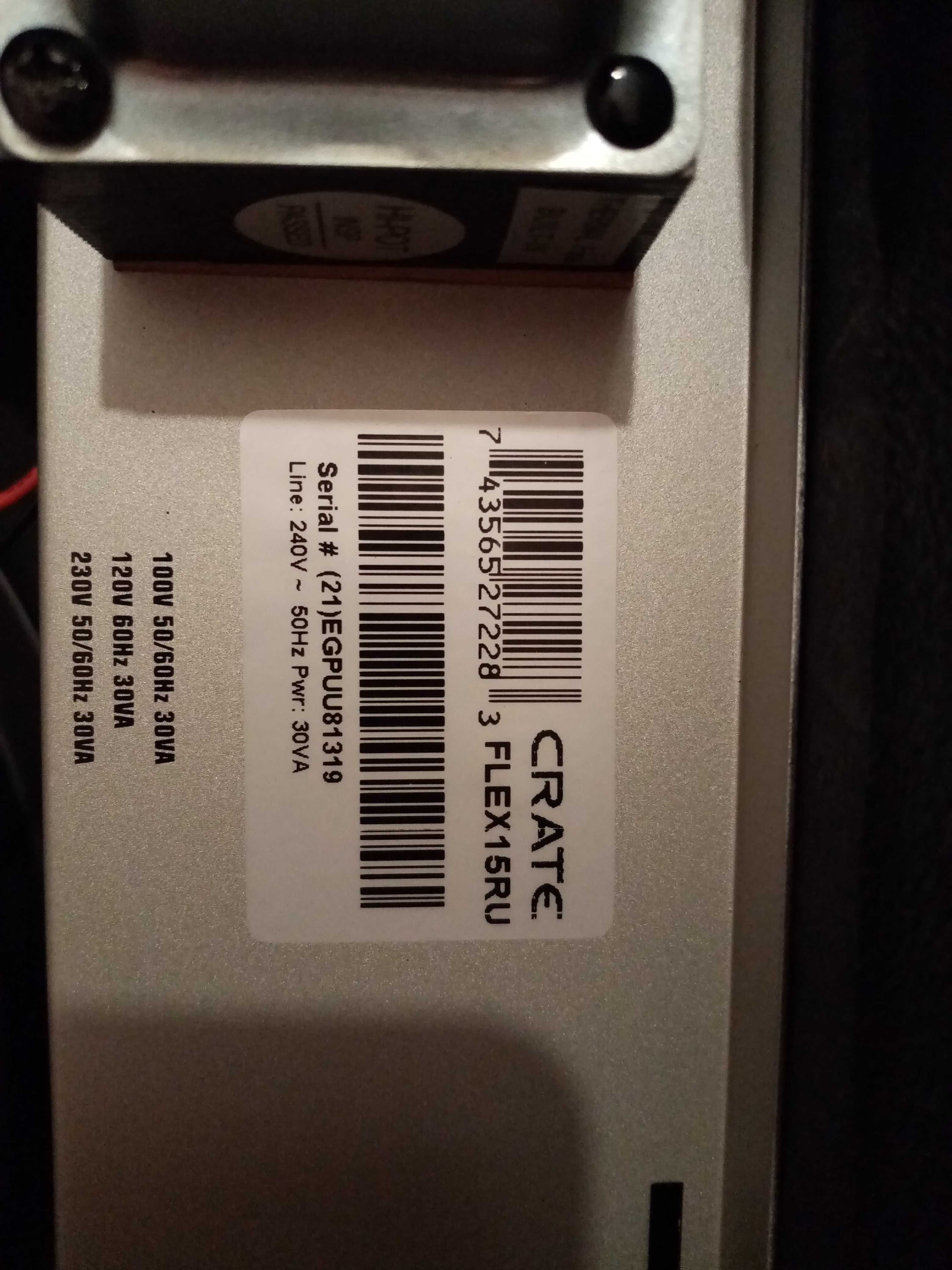 Amplificador Crate Flex 15RU