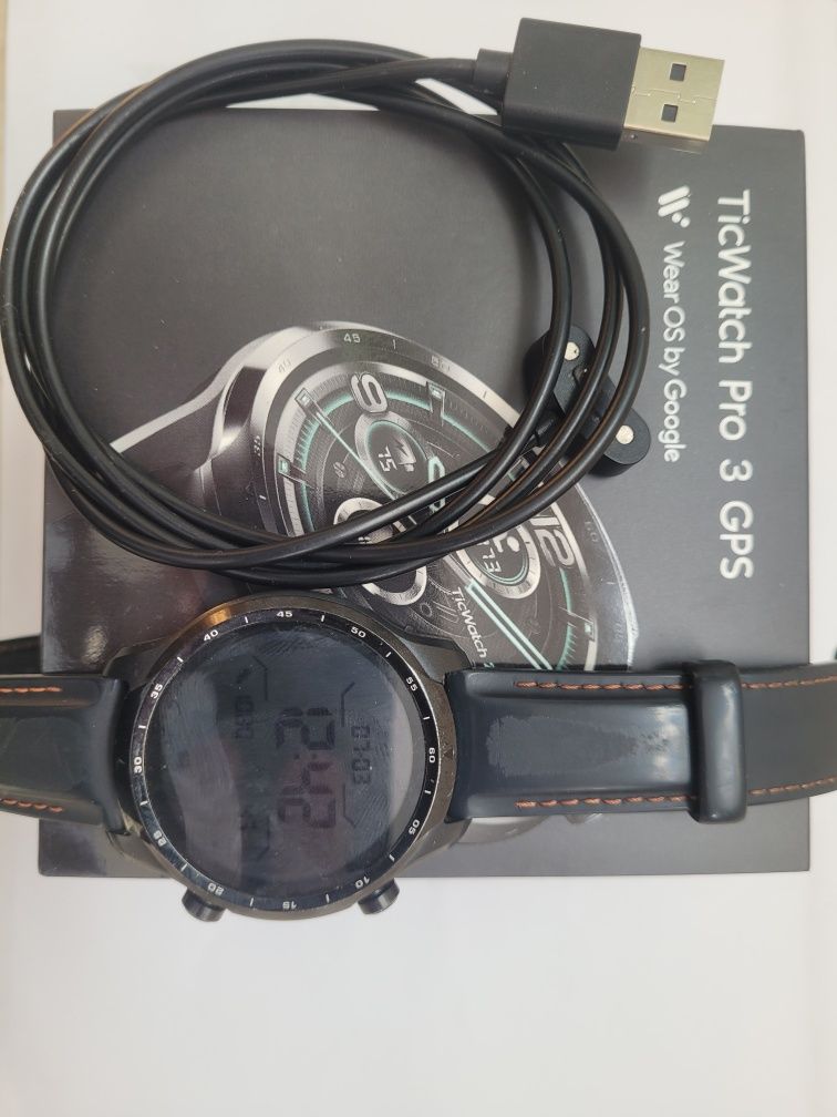 Zegarek z wearos google mobvoi tic watch pro gps