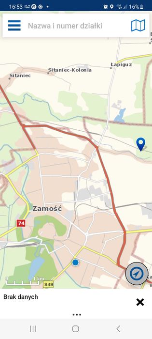 Zamość, ul. Majdan, atrakcyjna działka budowlana z warunkami zabudowy