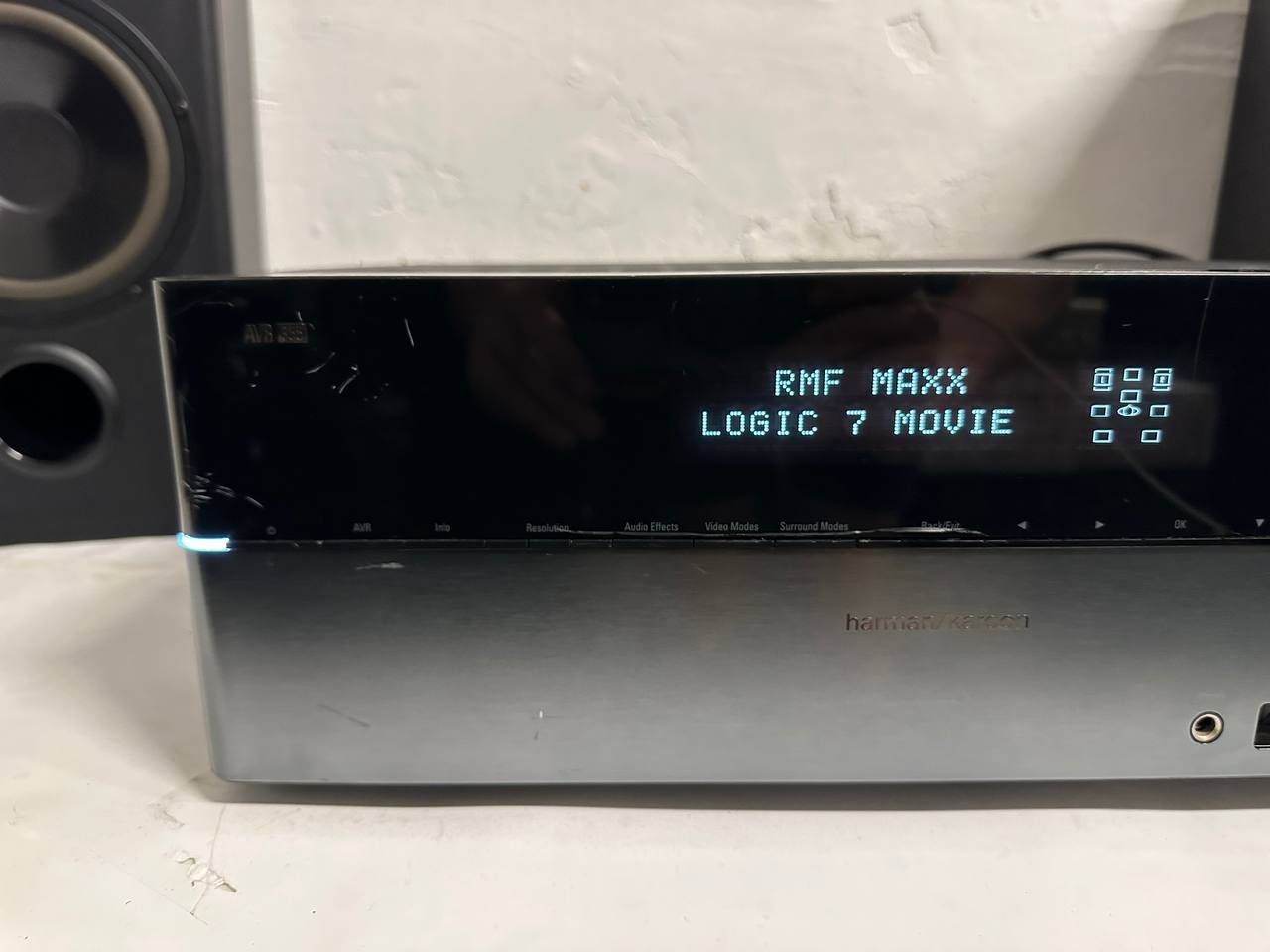 7.1 amplituner A/V Harman Kardon AVR 355, HDMI , USB, 
Wymiary: Harman