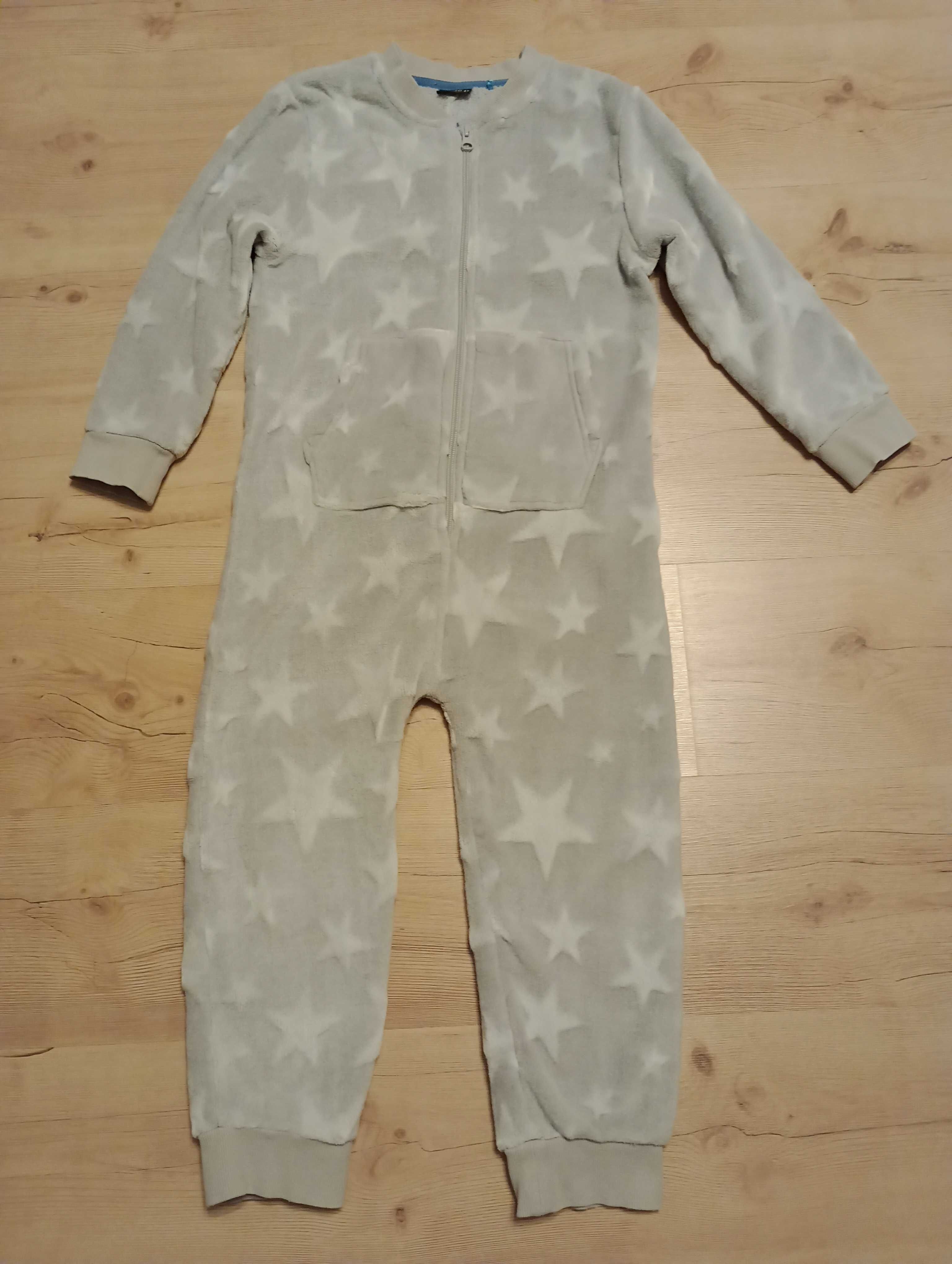 kombinezon kigurumi onesie next 128 ciepły pluszowy welurowy