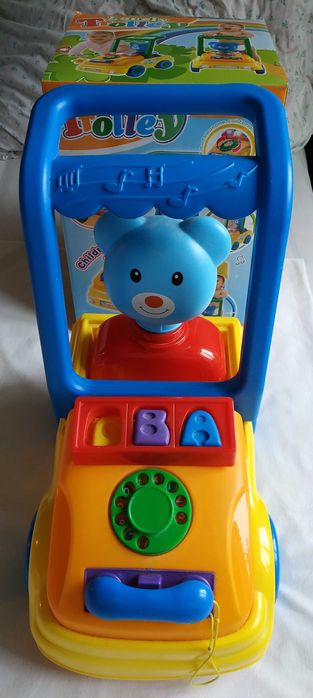 Игровой центр каталка музыкальная игрушка с телефоном