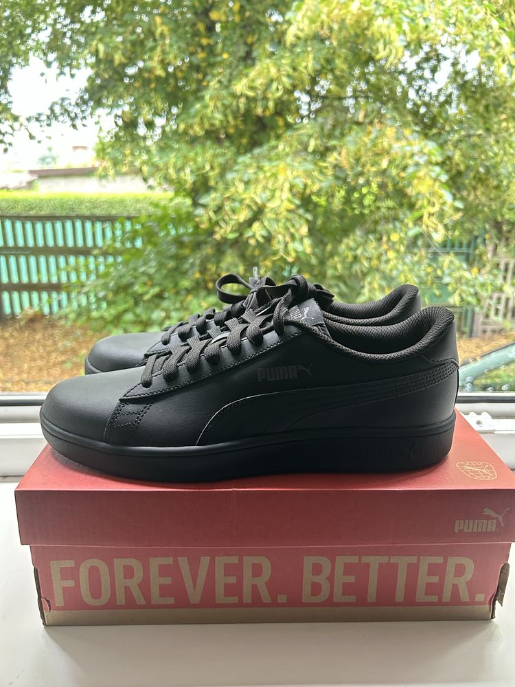 PUMA Smash v2 L Męskie Sneakersy BUTY SPORTOWE czarne r. 40