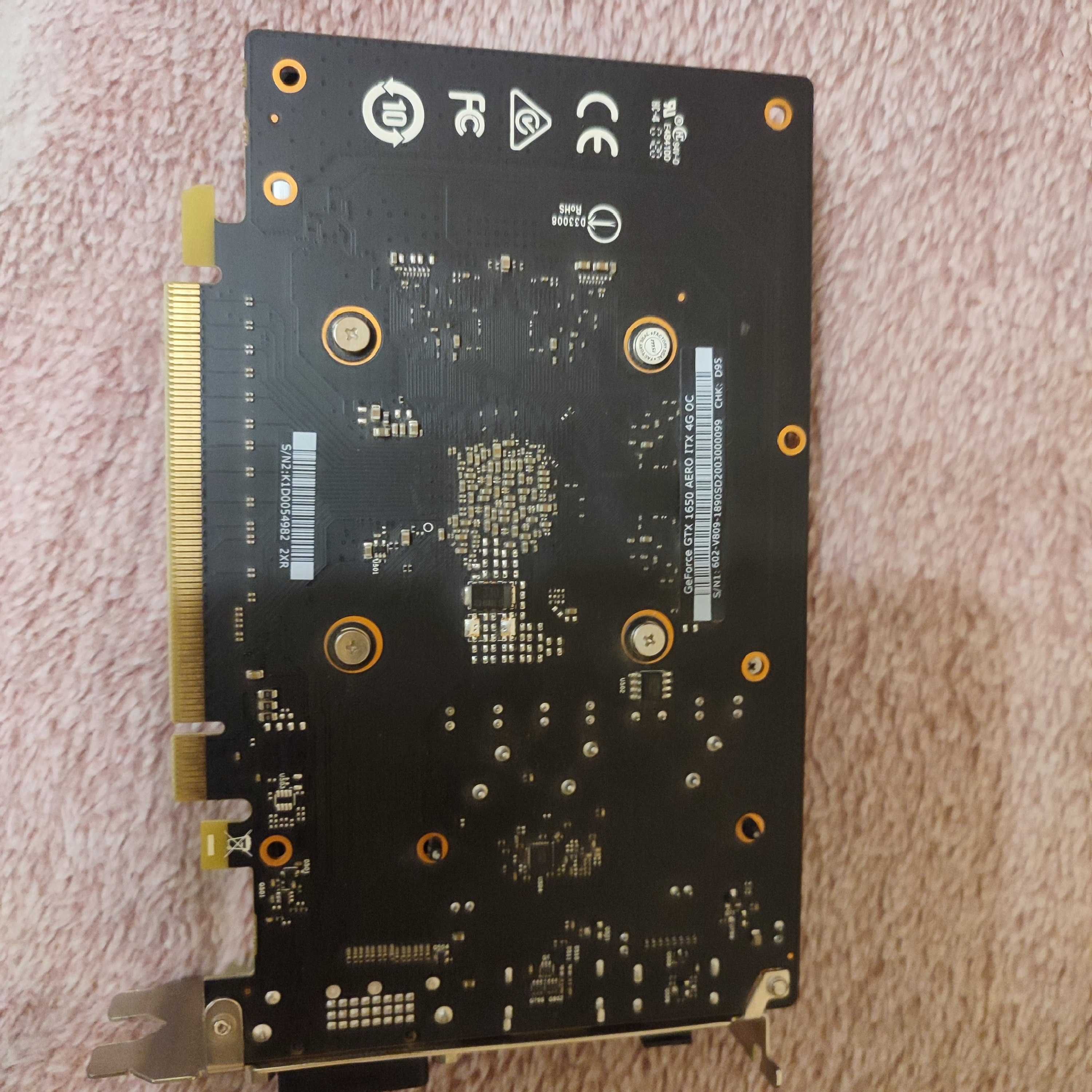 видеокарта GTX 1650 MSI