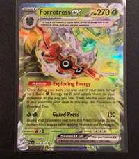 Forretress ex pokemon tcg karta double rare Paldea Evolved 10/10 Mint!