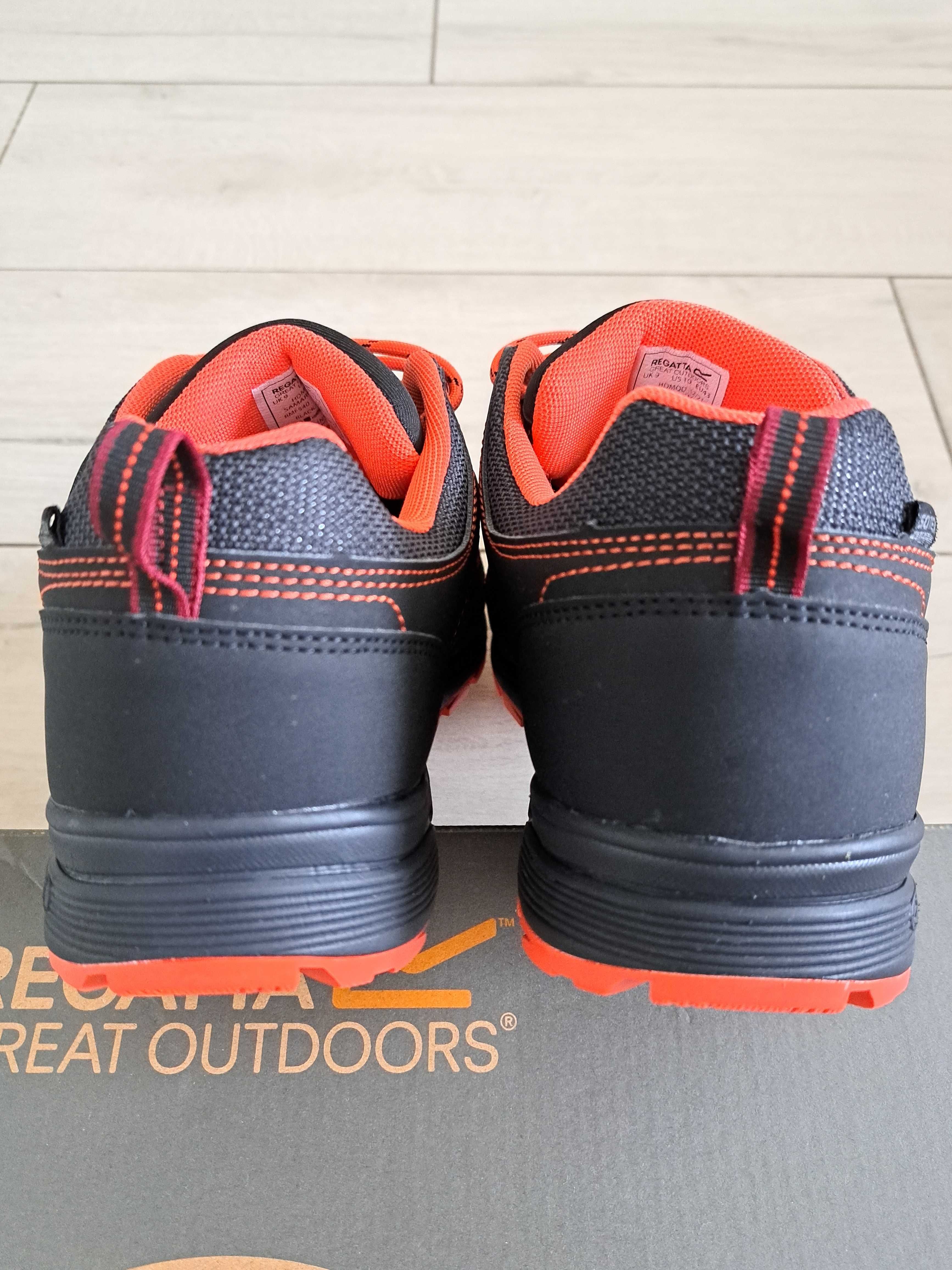 Męskie buty trekkingowe Samaris Low II Waterproof Czarno-pomarańczowy