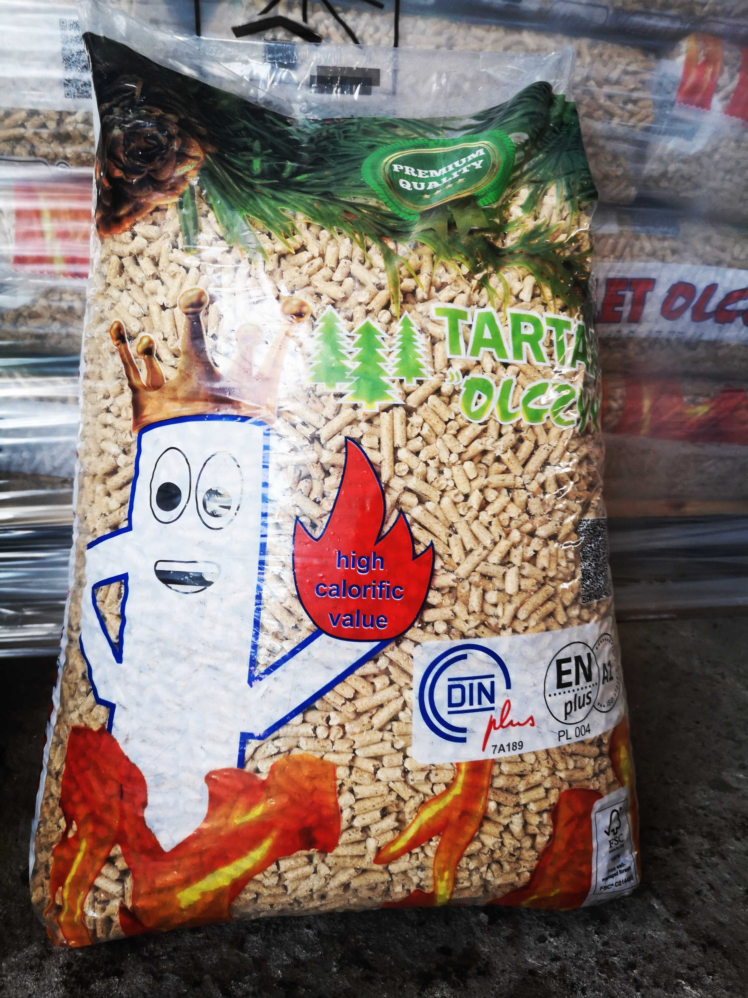 Pelet / Pellet Olczyk A1 EN plus DIN plus Transport HDS/WINDA