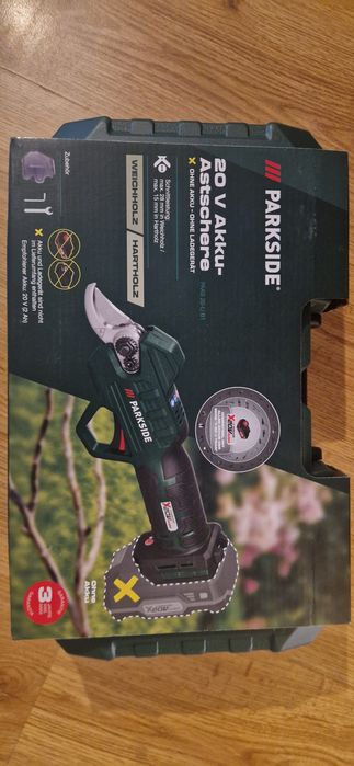 PARKSIDE® Akumulatorowe nożyce do gałęzi 20 V, PAAS 20-Li B1