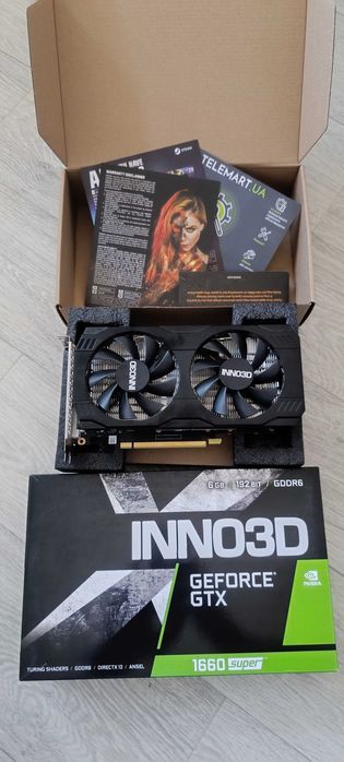 Відеокарта Inno3D GeForce GTX 1660 SUPER Twin X2 6144MB (N166SK-06D6)