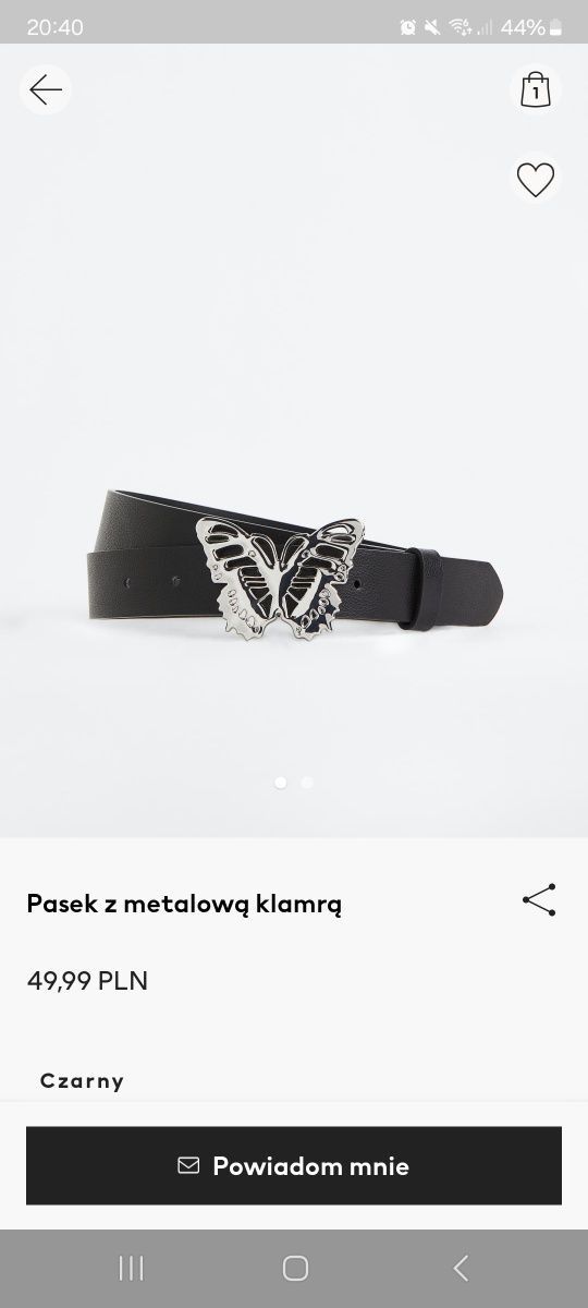 Pasek damski h&m rozmiar S